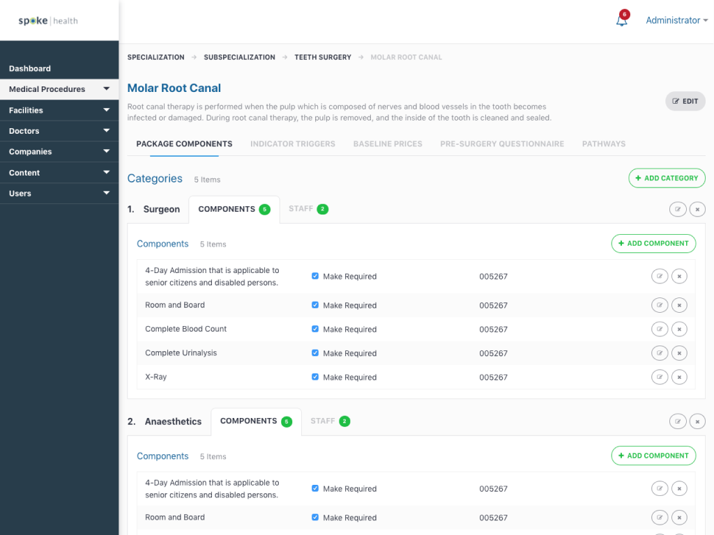 SpokeHealth admin members screen 6